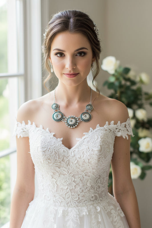 Statement 3 Snap Bling Necklace