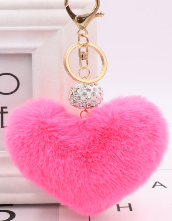 Fluffy Keychain