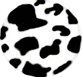 Petite Cow Print Snap