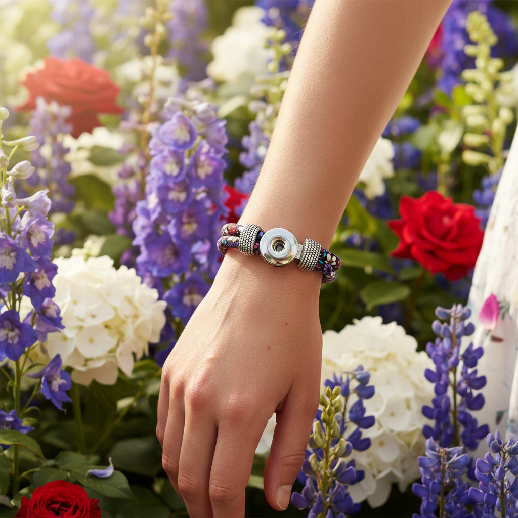 Statement Floral Bracelet