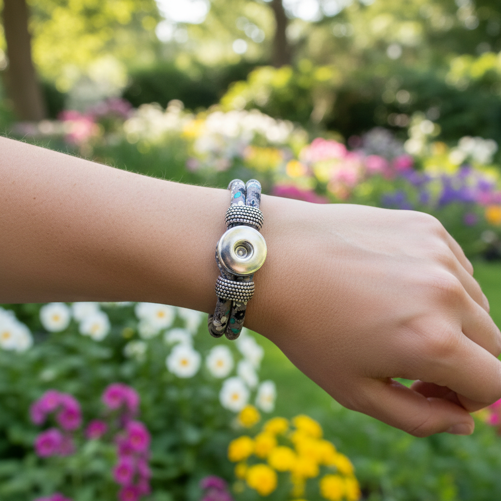 Statement Floral Bracelet