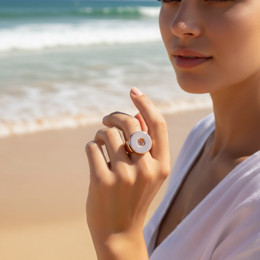 Statement Stretch Metal Band Ring