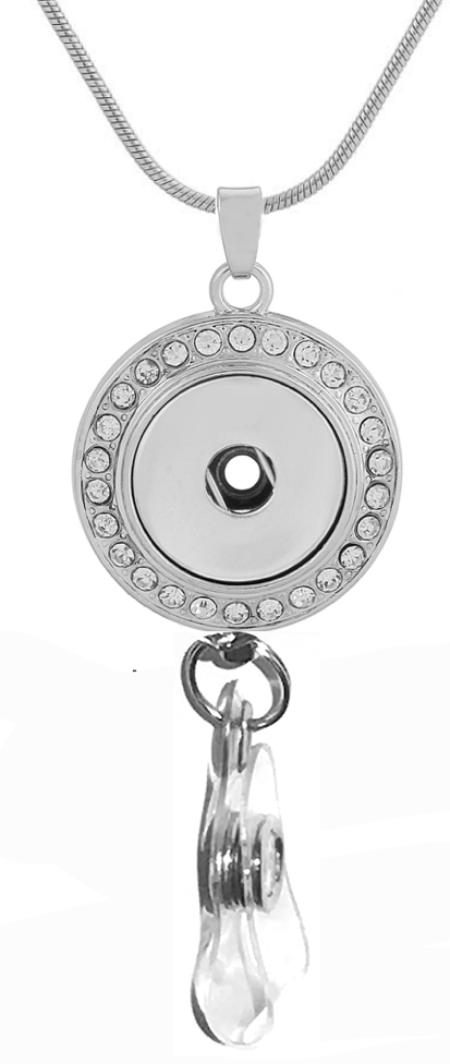 Crystal Circle Badge Reel