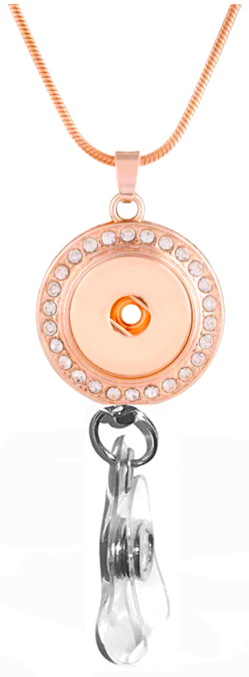 Crystal Circle Badge Reel