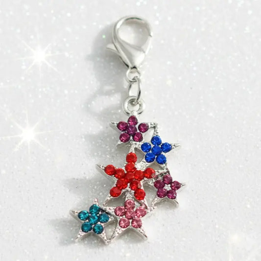 Dangle Stars Clip Charm Snappy Jewels