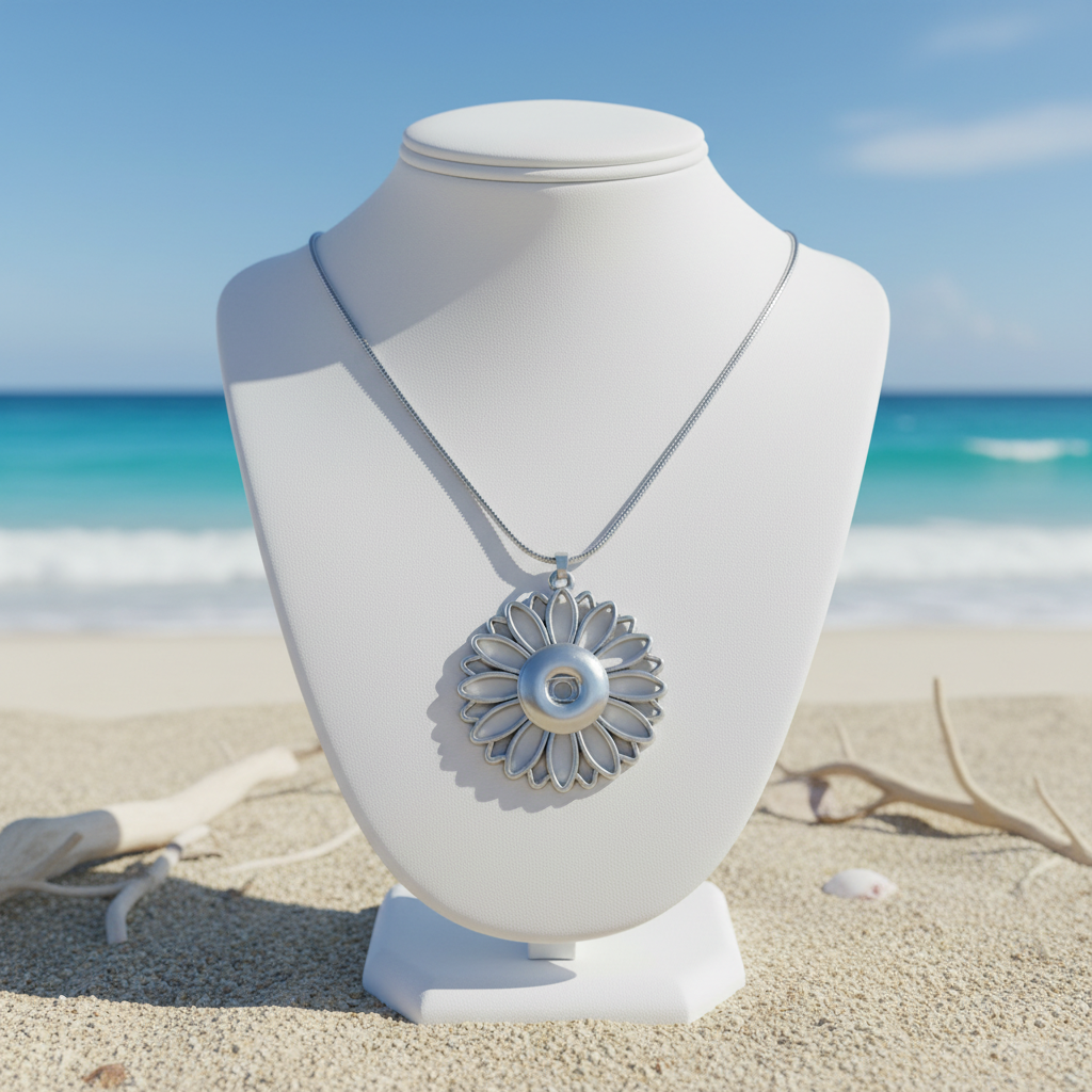 Statement Sunflower Necklace