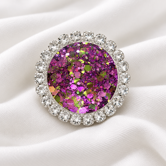 Statement Vineyard Glitter Bling Glitter Snap