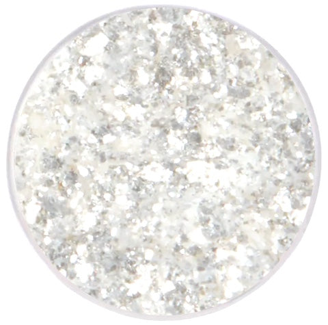 Statement White Diamonds Glitter Snap