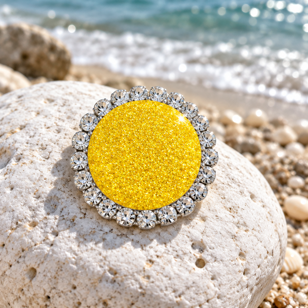 Statement Sunny Days Bling Glitter Snap